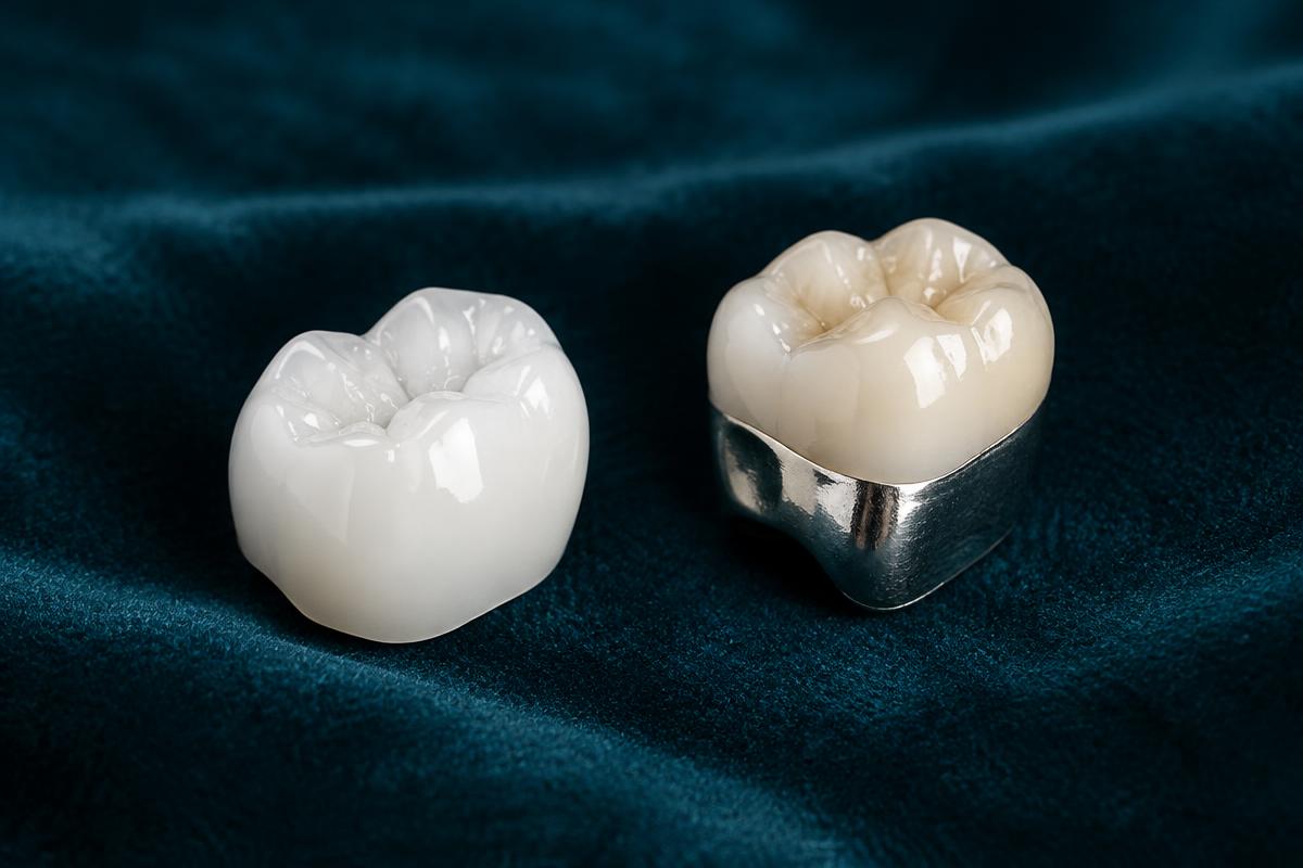 Corone in zirconio o metallo-ceramica: come si sceglie — trattamenti dentali di protesi nello studio dentistico DentalNet Care