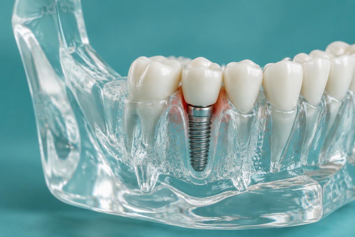 Recessione gengivale dopo un impianto: cause e soluzioni — trattamenti dentali di implantologia nello studio dentistico DentalNet Care
