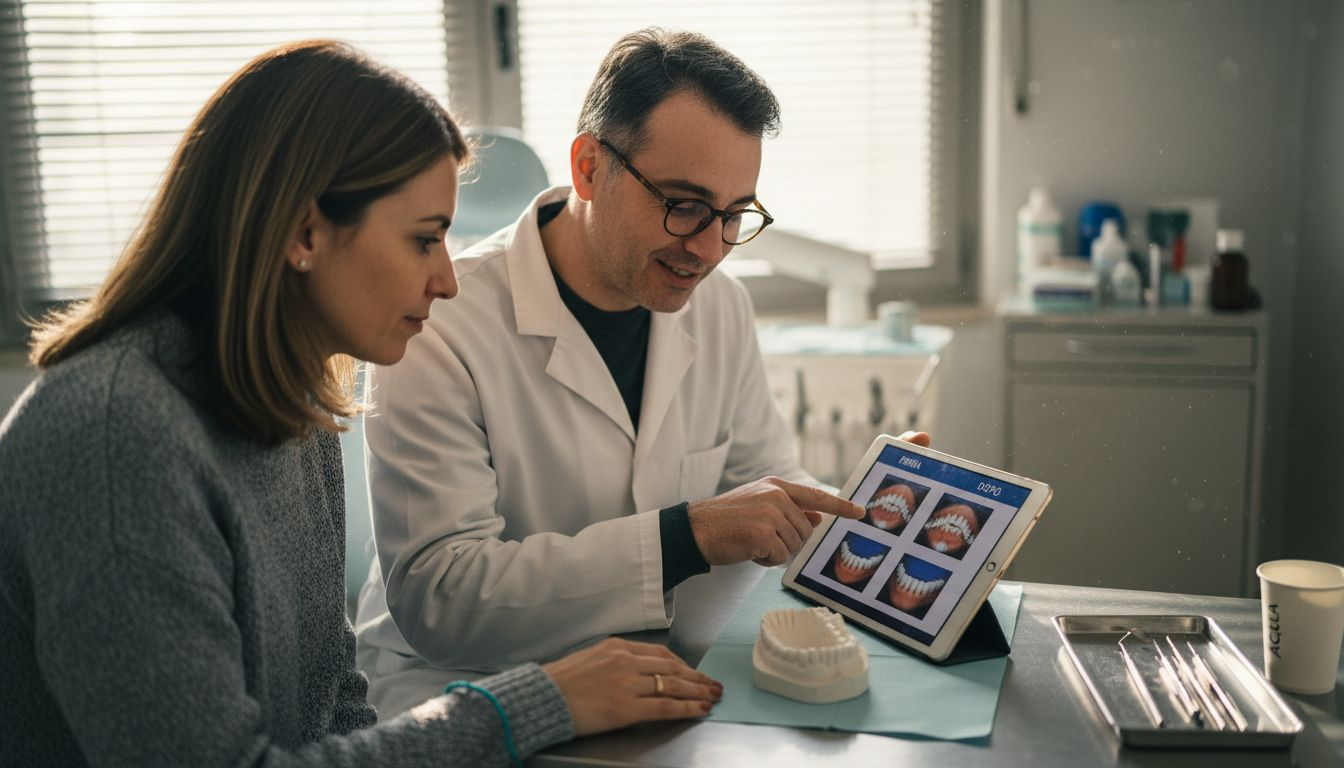 Visita ortodontica per adulti presso lo studio dentistico
